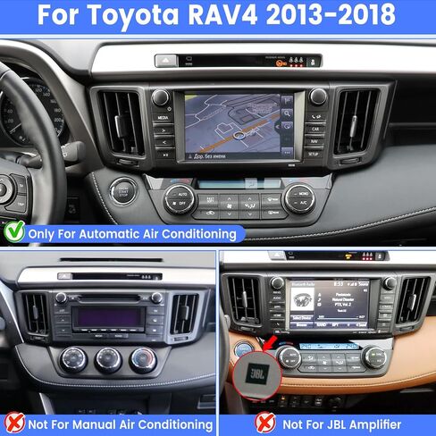 [2G+64G] Car Radio for Toyota RAV4 2013-2018 (Only for Auto A/C), Android 13 Vertical 9.7 inch Touch Screen RAV4 Stereo, Carplay/Android Auto/Hi-Fi Audio/SWC +AHD Backup Camera in Saudi Arabia