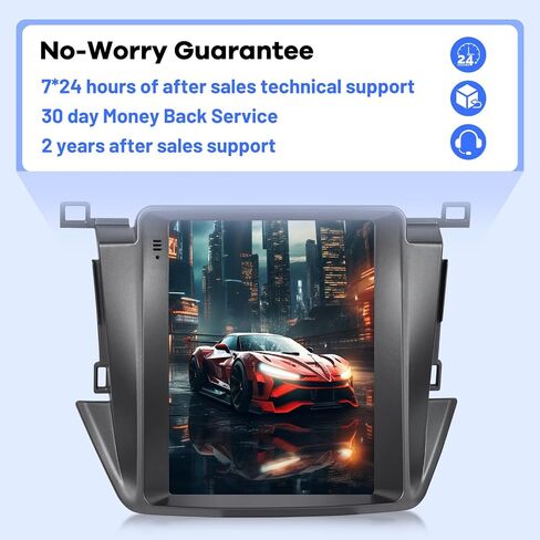 [2G+64G] Car Radio for Toyota RAV4 2013-2018 (Only for Auto A/C), Android 13 Vertical 9.7 inch Touch Screen RAV4 Stereo, Carplay/Android Auto/Hi-Fi Audio/SWC +AHD Backup Camera in Saudi Arabia