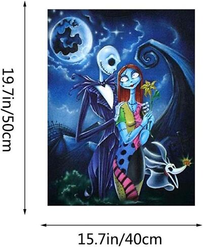 مجموعة الطلاء بالأرقام من كيميلي، حرفة فنية يدوية على شكل جمجمة جاك للهالوين للأطفال البالغين، مجموعة طلاء أكريليك بالأرقام، ديكور جدار المنزل، غرفة النوم، غرفة المعيشة، ديكور الحفلات، هدية فريدة in Kuwait