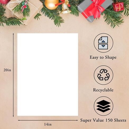 GITMIWS 150 Sheets Red Tissue Paper Bulk for Gifts, 20''x15'' Gift Wrapping Tissue Paper Sheets for Gift Bags Crafts Birthday Wedding Decor in Saudi Arabia
