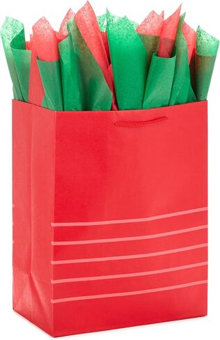Hallmark Red and Green Bulk Tissue Paper for Gift Wrapping (100 Sheets) for Gift Bags, Christmas Presents, Holiday Crafts and More in Saudi Arabia