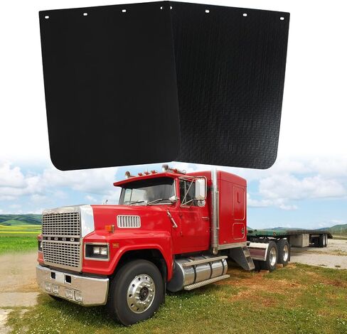 Mud Flaps for Semi Truck 24‘’x36‘’，Polymer Truck Mud Flaps，Heavy Duty Semi Mud Flap，for Semi Truck Trailer，Anti-Splash，Weather Resistant, Easy Installation（Pair） in Saudi Arabia