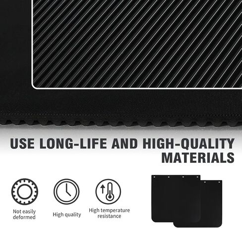 Mud Flaps for Semi Truck 24‘’x36‘’，Polymer Truck Mud Flaps，Heavy Duty Semi Mud Flap，for Semi Truck Trailer，Anti-Splash，Weather Resistant, Easy Installation（Pair） in Saudi Arabia