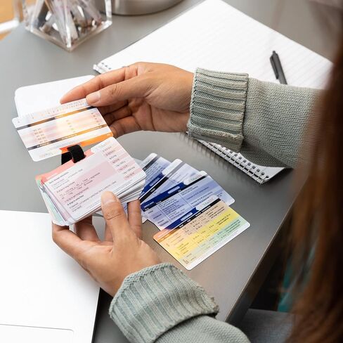 Badge Guru EKG/ECG Medical Flash Cards - Reference Cards for Nurses, Doctors, EMTs, Nursing Students and Med School Students (EKG/ECG) - 9 Cards in Kuwait