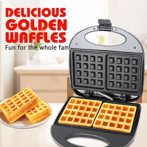 Waffle Iron, Belgian Waffle Maker, Easy to Clean, Non-Stick Surfaces, 8 Inch in Saudi Arabia