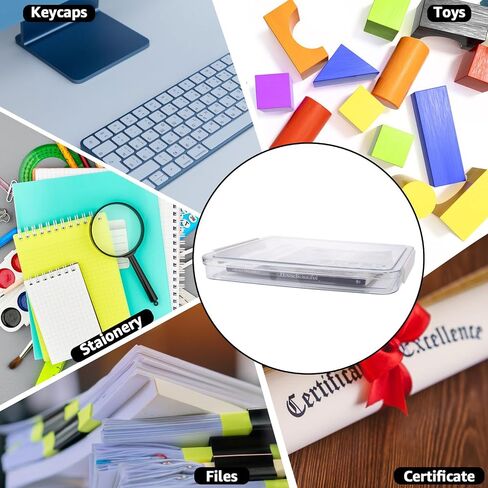 3 PCS Plastic A4 File Storage Cases Portable Transparent File Box Paper Organizer Photo Storage Boxes for 8.5x11 Letter, Photos, Scrapbook, Art, Craft, Office Supplies (14.3x9.3x1.5 Inch) in Saudi Arabia