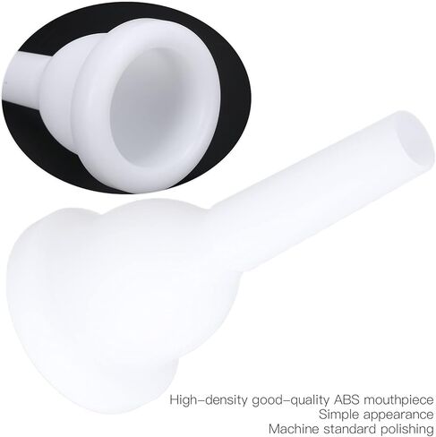 Tuba Mouthpiece,Mt‑20 Tuba Mouthpiece ABS Plastic Wind Tuba Instrument,Accessories Playing Parts for Trombone Mouthpiece in Kuwait