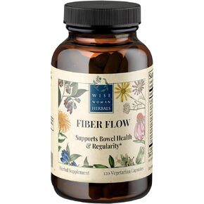 Wise Woman Herbals – Fiber Flow Capsules 120 Count – Supports Healthy Digestive Function, Gut Health, Bowel Health and Regularity in Saudi Arabia