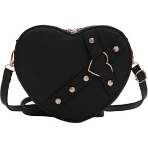 Heart Shape Satchel, PU Leather Small Crossbody Purse, Mini Shoulder Bag Gift for Mother Wife Mom in Saudi Arabia