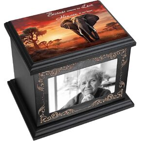 Cremation Urns for Human Ashes Adult Male or Female, Funeral Memorial Urns for Ashes with Photo Frame, Wooden Urns Box and Casket for Men Women, Burial Urn for Adults Up to 200 IBS in Saudi Arabia