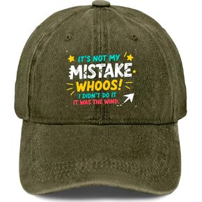 If We Get in It's My Papa's Fault I Listened to Him Hats for Mens Low Profile in Kuwait