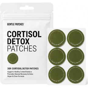 Cortisol Balance Wearable Patches - Advanced Topical Adrenal Support & Mood Harmony - Steady Release Wellness Patches with Ashwagandha & Magnesium - 30 Daily Discreet Patches for Balance & Calm in Saudi Arabia