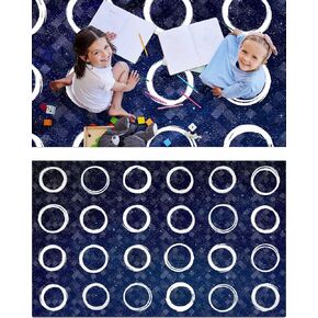 OLEEK Large Classroom Rug Elementary 8x13 - Washable Classroom Rugs for Kids Room - Classroom Carpet Elementary - Kids playroom Rug 8 x 13 - Preschool Rugs for Classroom - Schoolgirl Classroom Decor in Saudi Arabia