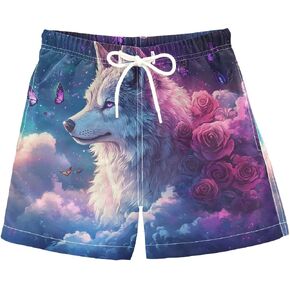 Watercolor Green Sea Turtles Toddler Beach Board Shorts Boys Swim Trunks Quick Dry Swimwear Bathing Suits 2-12 Years in Saudi Arabia