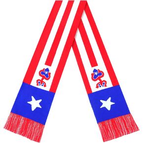 Cuffbow Puerto Rico Scarf 5 ft Borinquén Accessories Puerto Rico Patriotic Scarves Colorful Boricua Decoration for Patriot Ricans Women Men in Saudi Arabia