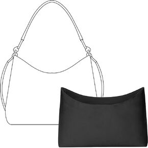 Purse Organizer Insert for COACH Laurel Shoulder Bag (Regular Laurel 31cm length),Custom Fit Inside Premium Matte Black Lightweight WaterResistant Purse Insert in Saudi Arabia