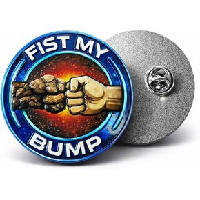 Fist My Bump Enamel Pins for Backpacks, Jackets, Bags Pinback Brooches for Women Men, High Quality Backpack Accessories, 3D Relief Alien Badge Pin, Sci Fi Friendship Brooch in Saudi Arabia