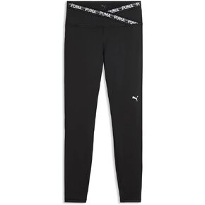PUMA Womens Strong Cross Front High Waist 78 Leggings Casual - Black in Saudi Arabia