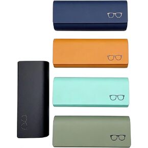 5 PCS Hard Shell Portable Glasses Cases Sunglasses Case Eyeglass Holder Box for Men & Women in Saudi Arabia