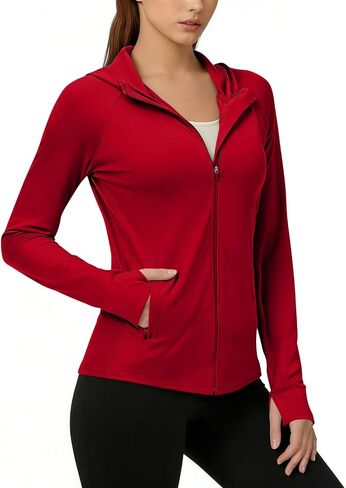 Sun Shirt Women Summer Yoga Athletic Jackets Lightweight UV Protection Shirts Full Zip Workout Rash Guard Long Sleeve in Kuwait
