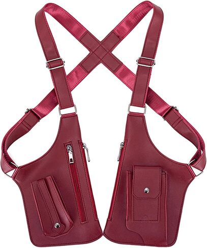 Underarm Shoulder Bag for Men Wome Leather Shoulder Bag,Adjustable Anti Pickpockets Travel Wallets Armor Hidden Underarm Strap Wallet in Saudi Arabia