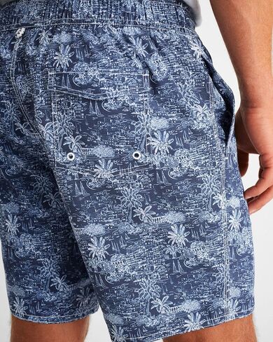 johnnie-O Half Elastic 7" Surf Shorts Limon/XL in Kuwait