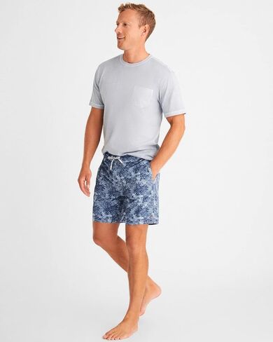 johnnie-O Half Elastic 7" Surf Shorts Limon/XL in Kuwait