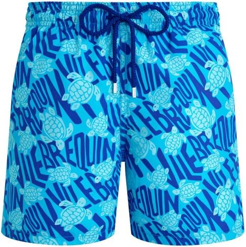 Vilebrequin Men's Swim Shorts Ronde des Tortues Logo in Kuwait