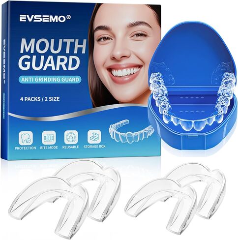 Anti Grinding Guard for Clenching Teeth at Night, Mouth Guard for Grinding Teeth at Night, Teeth Grinding Mouthguards for Sleeping, Comfortable Grinding Guard for Adults in Kuwait