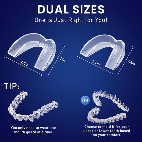 Anti Grinding Guard for Clenching Teeth at Night, Mouth Guard for Grinding Teeth at Night, Teeth Grinding Mouthguards for Sleeping, Comfortable Grinding Guard for Adults in Kuwait