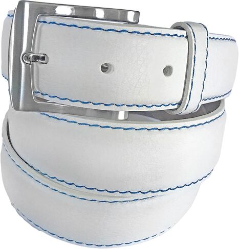 Fresco Golf Full Grain Leather Casual White Men's Belt in Saudi Arabia