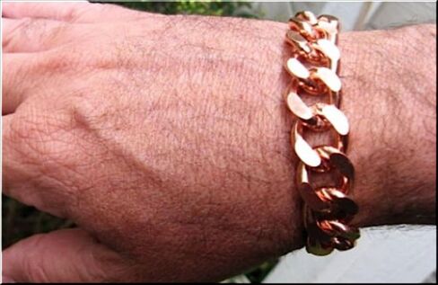 Copper bracelet CB639G. 5/8 of an inch wide. (10) in Saudi Arabia