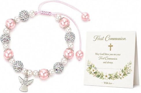 Rosary Bracelet for Women, Catholic Prayer Beads Bracelets with Cross Charm, Religious Jewelry Gift, Faith Bracelet for Daily Prayer in Kuwait