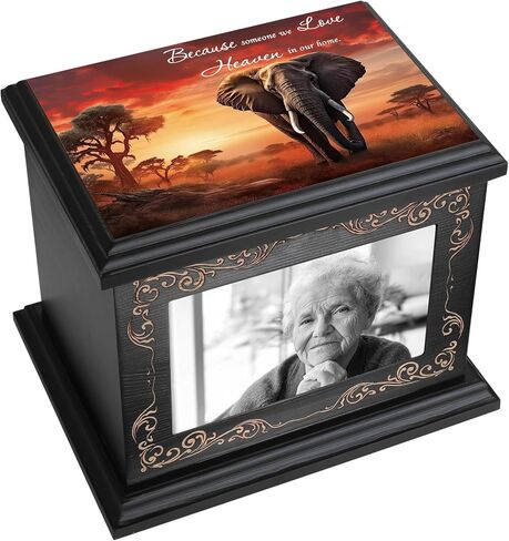 Cremation Urns for Human Ashes Adult Male or Female, Funeral Memorial Urns for Ashes with Photo Frame, Wooden Urns Box and Casket for Men Women, Burial Urn for Adults Up to 200 IBS in Saudi Arabia