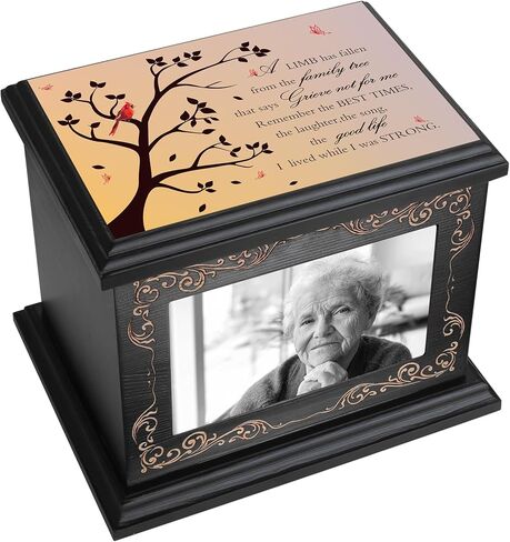 Cremation Urns for Human Ashes Adult Male or Female, Funeral Memorial Urns for Ashes with Photo Frame, Wooden Urns Box and Casket for Men Women, Burial Urn for Adults Up to 200 IBS in Saudi Arabia