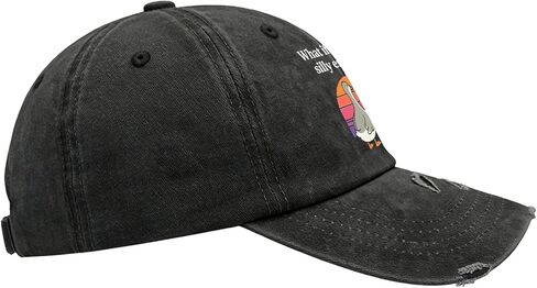 What if I'm not Silly Enough? Hat for Dad Cool Washed Distressed Baseball Caps in Kuwait