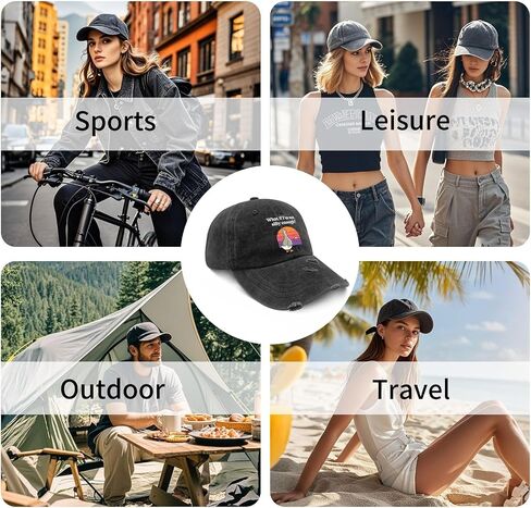 What if I'm not Silly Enough? Hat for Dad Cool Washed Distressed Baseball Caps in Kuwait