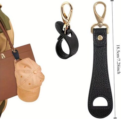 2pcs Hat Clip for Travel,Space-saving Hat Holder Accessories for Backpack/Sling Bag/Beach Bag, Hands-free Hiking, Beach, Cruise Travel Essentials for Women/Men in Kuwait