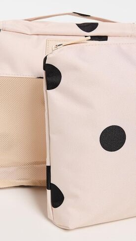 CalPak Women's 5 Piece Packing Cubes Polka Dot Set, Polka Dot, One Size in Kuwait