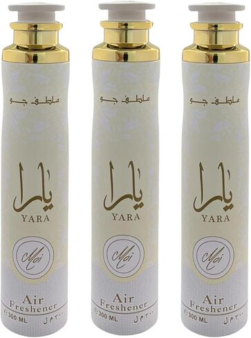 مجموعة معطرات الجو العربية 3X - 300 مل لكل منها | دبي | رائحة فاخرة، | رائحة مميزة تدوم طويلاً للمنزل والمكتب والسيارة (3X Yara Moi) in Kuwait