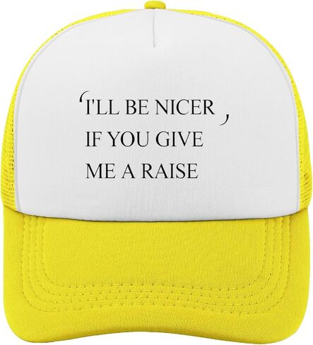 I'll Be Nicer If You Give Me A Raise Hats for Womens Funny Washed Distressed in Kuwait