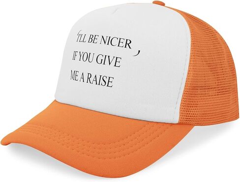 I'll Be Nicer If You Give Me A Raise Hats for Womens Funny Washed Distressed in Kuwait