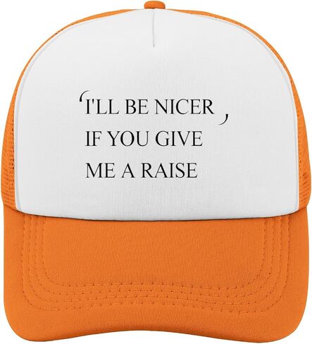 I'll Be Nicer If You Give Me A Raise Hats for Womens Funny Washed Distressed in Kuwait