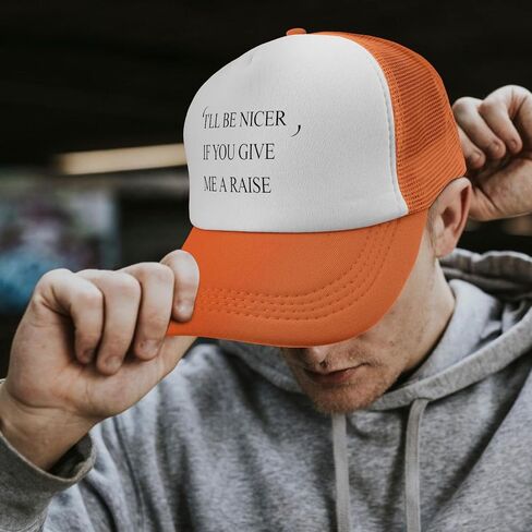 I'll Be Nicer If You Give Me A Raise Hats for Womens Funny Washed Distressed in Kuwait