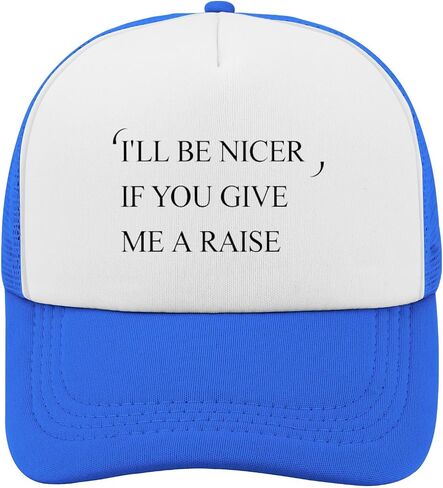 I'll Be Nicer If You Give Me A Raise Hats for Womens Funny Washed Distressed in Kuwait