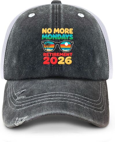 No-More Mondays Retirements 2026 Sun hat Beach caps for Boyfriends in Kuwait