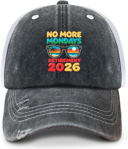 No-More Mondays Retirements 2026 Sun hat Beach caps for Boyfriends in Kuwait