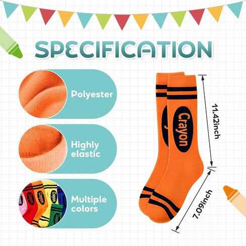 4/8 Pairs Women's Knee High Socks, Colorful Double Stripe Soft Cotton Stockings in Kuwait