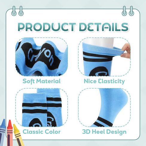 4/8 Pairs Women's Knee High Socks, Colorful Double Stripe Soft Cotton Stockings in Kuwait