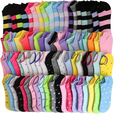 20 pairs of candy colored socks, casual breathable low-top socks, women's stockings and stockings in Kuwait